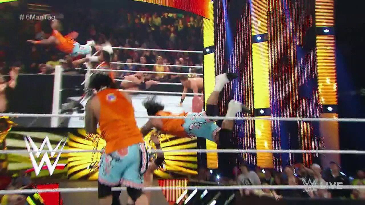 Ryback & The Usos vs. Kane, The Miz & Damien Mizdow: Raw, December 8, 2014