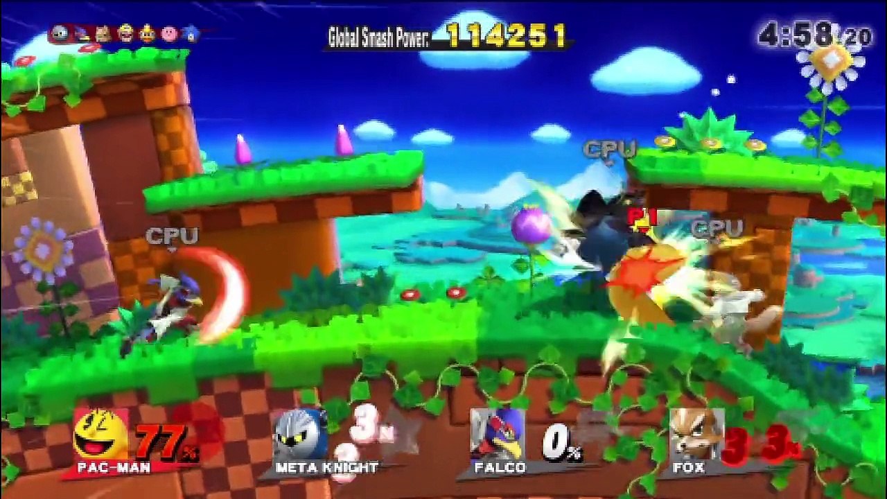 Super Smash Bros. For Wii U All-Star Mode Let's Play / PlayThrough / WalkThrough Part - Playing As Pac-Man
