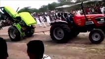 Tractor pulling competition turns into dangerous accident