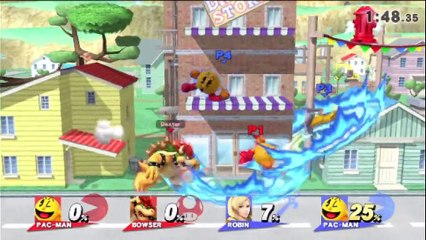 Super Smash Bros. For Wii U All-Star Mode Let's Play / PlayThrough / WalkThrough Part - Playing As Pac-Man