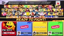 Super Smash Bros. For Wii U All-Star Mode Let's Play / PlayThrough / WalkThrough Part - Playing As Pac-Man