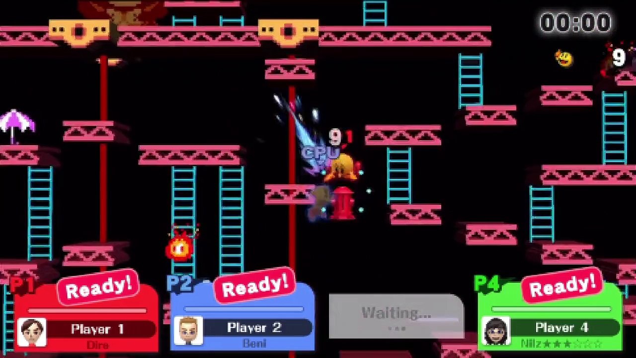 Super Smash Bros. For Wii U All-Star Mode Let's Play / PlayThrough / WalkThrough Part - Playing As Pac-Man