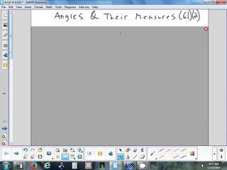 6.1(2) & 6.2(1) Angles & Their Measures & Unit Circle Trig 12-10-14