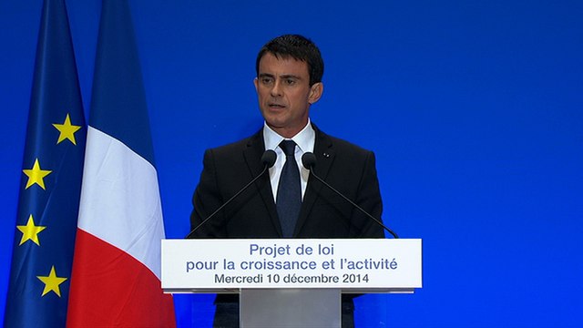 Conférence de presse de MM. Valls et Macron consacrée au projet de #LoiActivité