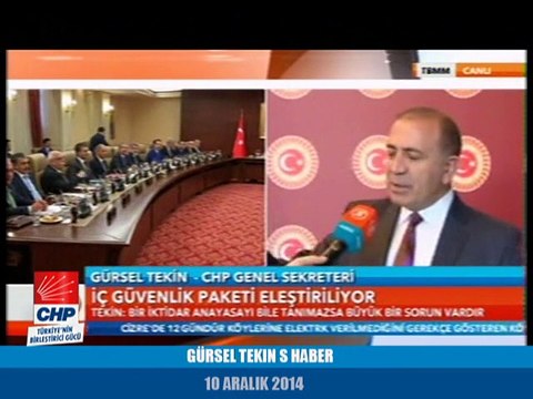 GÜRSEL TEKİN S HABER 10/12/2014
