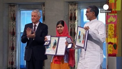 Nobel Peace Prize presented to children's champions Malala and Satyarthi