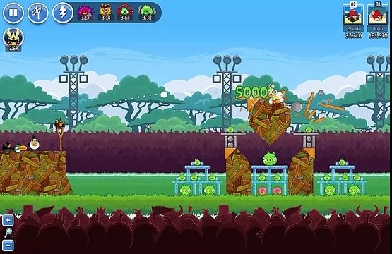 Angry Birds Friends Tournament Week 134 Level 3 no power HighScore 3 gold star