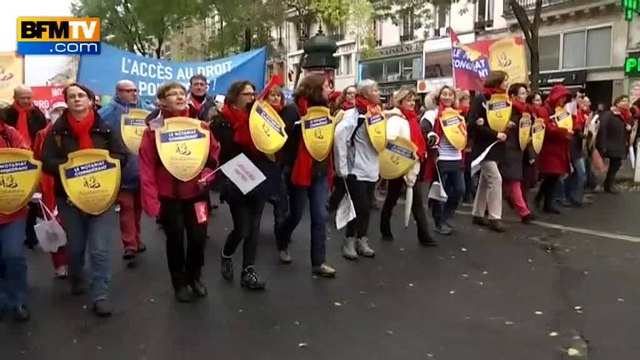 Les professions juridiques manifestent contre la marchandisation du droit