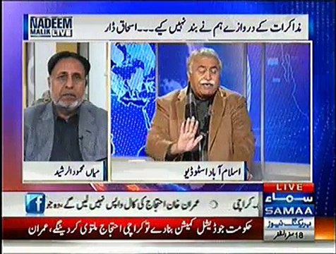 Nadeem Malik Live (Kya Imran Khan Ehtejaj Ki Call Wapis Lain Gay) - 10th December 2014