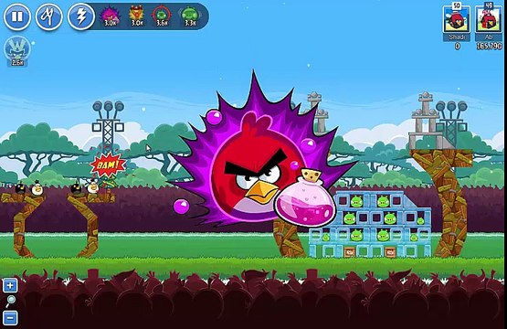Angry Birds Friends Tournament Week 134 Level 2 power up HighScore ( 167.500 k )