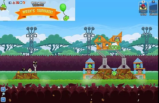 Angry Birds Friends Tournament Week 134 Level 5 power up HighScore ( 242.800 k )