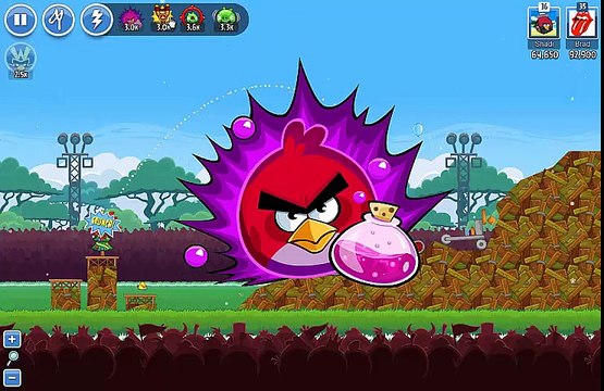 Angry Birds Friends Tournament Week 134 Level 4 power up HighScore ( 93.890 k )
