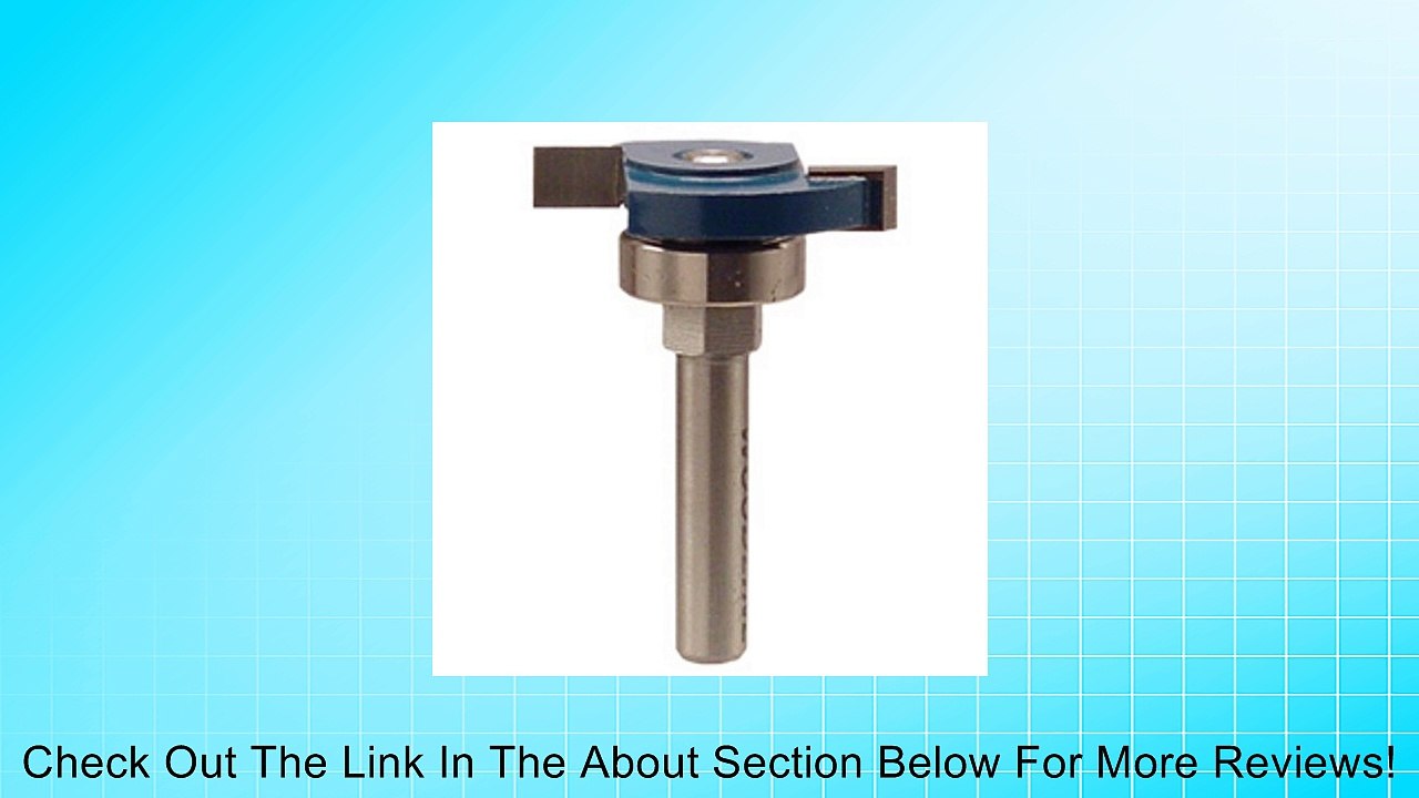 Woodline USA's 3/16" Slot Cutter, 1/4" Depth of Cut, 1-3/16" Overall Diameter, 1/4" Shank Review