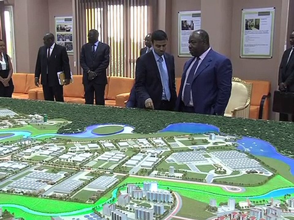 Visite de la ZES de Nkok par le Président Ali Bongo Ondimba et son homologue Macky Sall