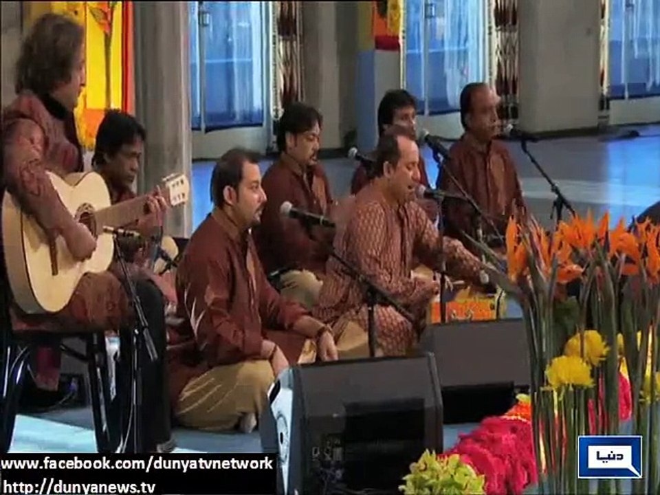 Rahat Fateh Ali Khan performs at Nobel Peace Prize Award event