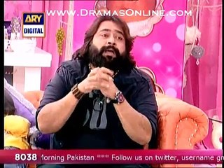 Nadeem Jaffri get emotional when nidar ask him ques on parents