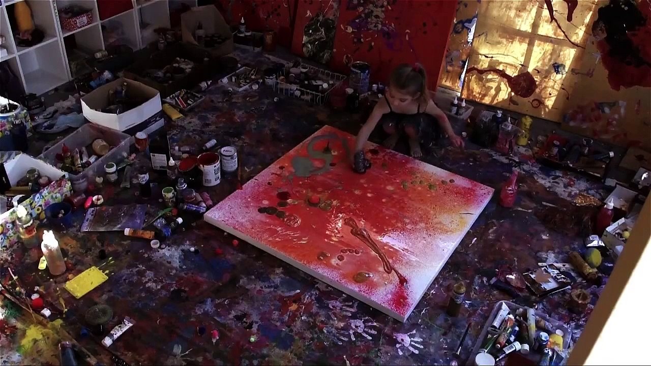 Aelita Andre plus jeune peintre au monde