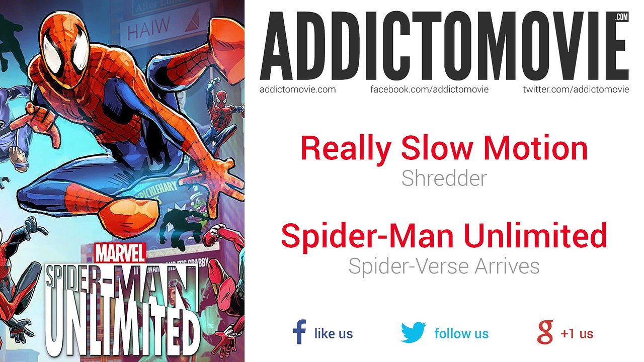 Spider-Man Unlimited - Spider-Verse Arrives Music #1 (Really Slow Motion -  Shredder) - video Dailymotion