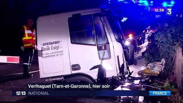 Tarn-et-Garonne : collision entre un TER et un poids lourd