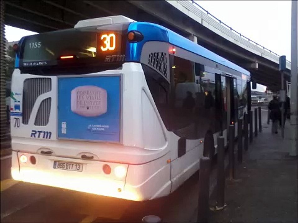 [Sound] Bus Heuliez Bus Access'Bus GX 327 n°1155 de la RTM - Marseille sur la ligne 30