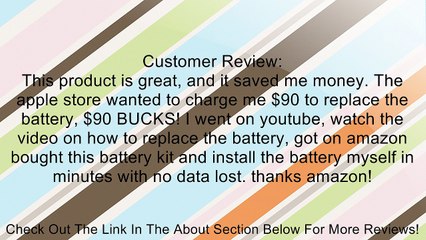 AGPtek� Black 3.7V 1420mAh Li-ion Replacement Battery with 8pcs Free Tools Kit Only for *iPhone 4* 4G 16G 32G Review