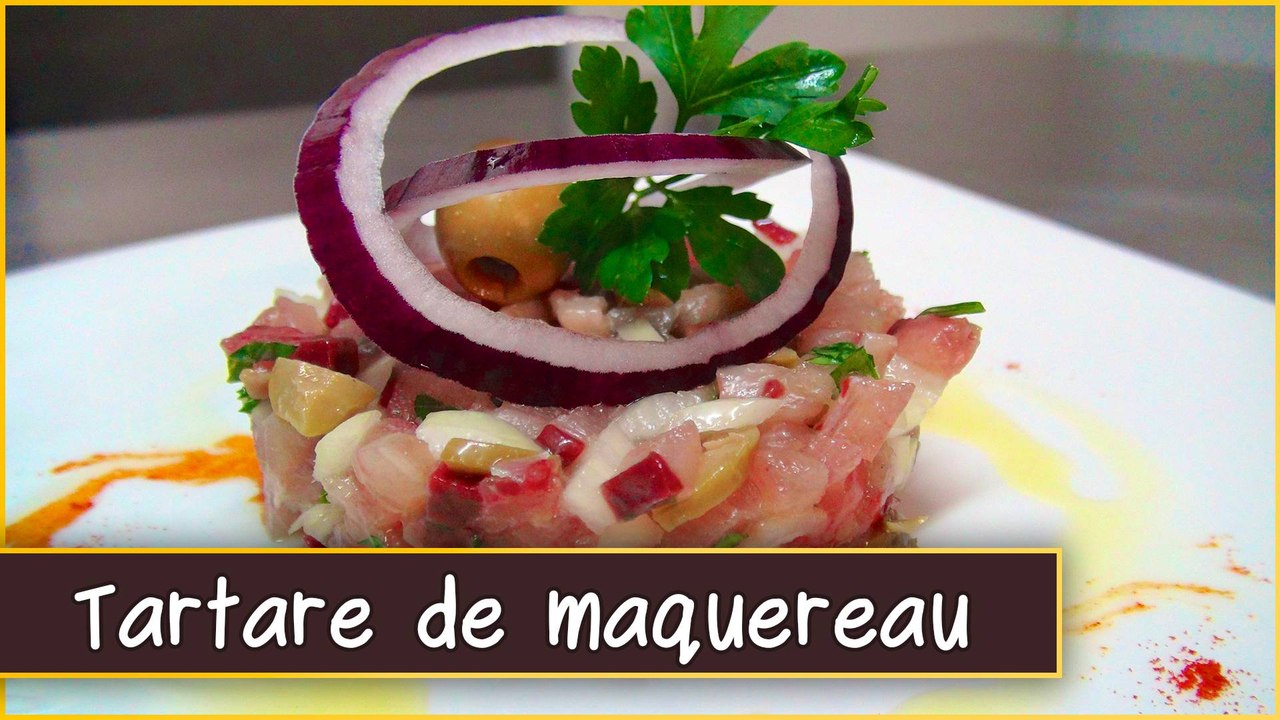 Recette du tartare de maquereau - En cuisine avec...