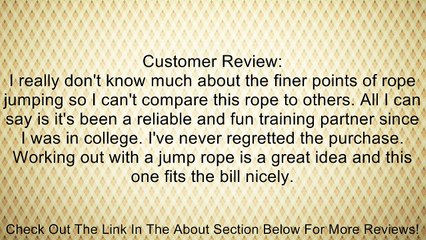 Lifeline USA Power Jump Rope Review