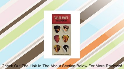 Taylor Swift "Red Tour" Guitar Picks, Pack of Six Photo Collector's Picks Review