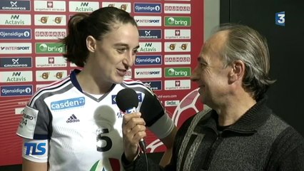 La réaction de Camille Ayglon après le succès face à la Serbie