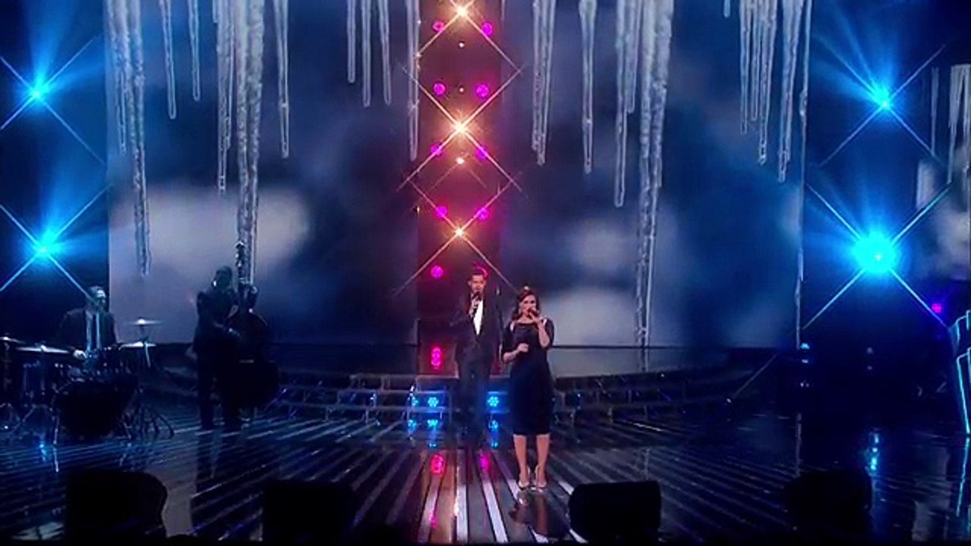 Idina Menzel  Michael Bublé sing Baby Its Cold Outside  Semi-Final Results  The X Factor UK 2014-OFF