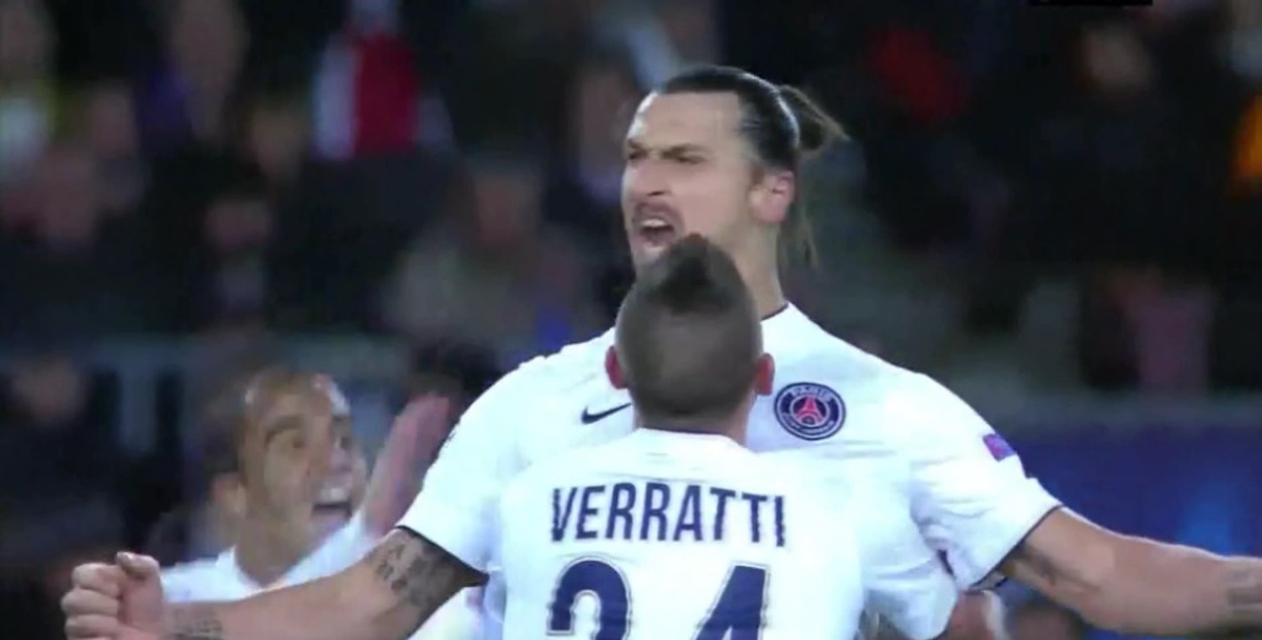 Goal but Zlatan Ibrahimovic FC Barcelone - Paris SG