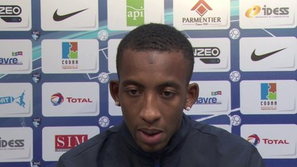 Après HAC - Laval (0-1), réaction de Moussa Sao