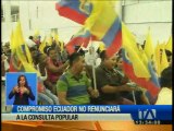 Simpatizantes de “Compromiso Ecuador” se citan en Guayaquil