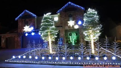 Il synchronise ses illuminations de Noël avec la musique de la Reine des Neiges