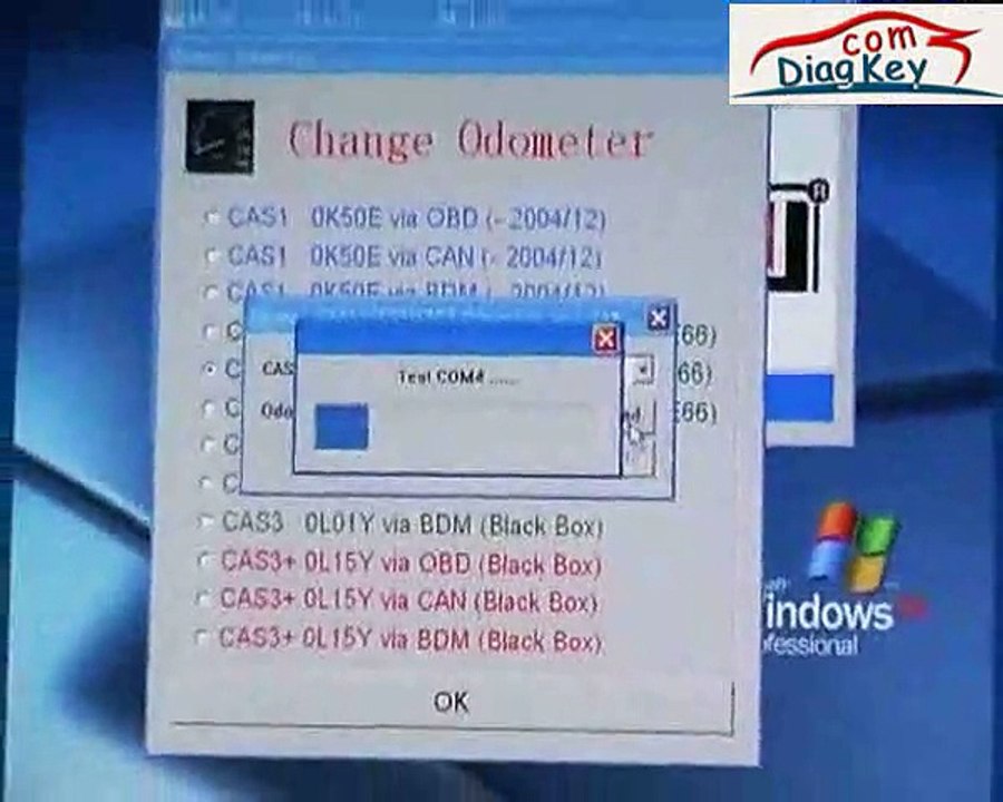 How to Change CAS Odometer with BMW CAS AK300 Key Maker~1