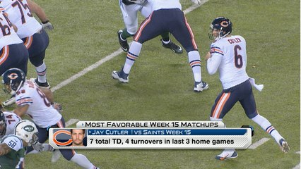 'NFL Fantasy Live': Most favorable Wk 15 matchups