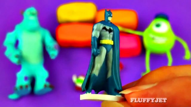 Monsters Inc Play Doh Surprise Eggs Toy Story Lalaloopsy Shopkins Donald Duck Batman Toys FluffyJet