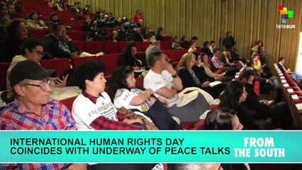 Restart of Peace Talks coincides with Human Rights Day