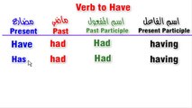 كورس تعلم اللغة الإنجليزية المستوي الثاني الجزء 3 الدرس 2 verb to have