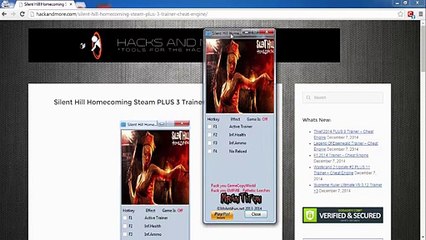 Silent Hill Homecoming Steam PLUS 3 Trainer – Cheat Engine
