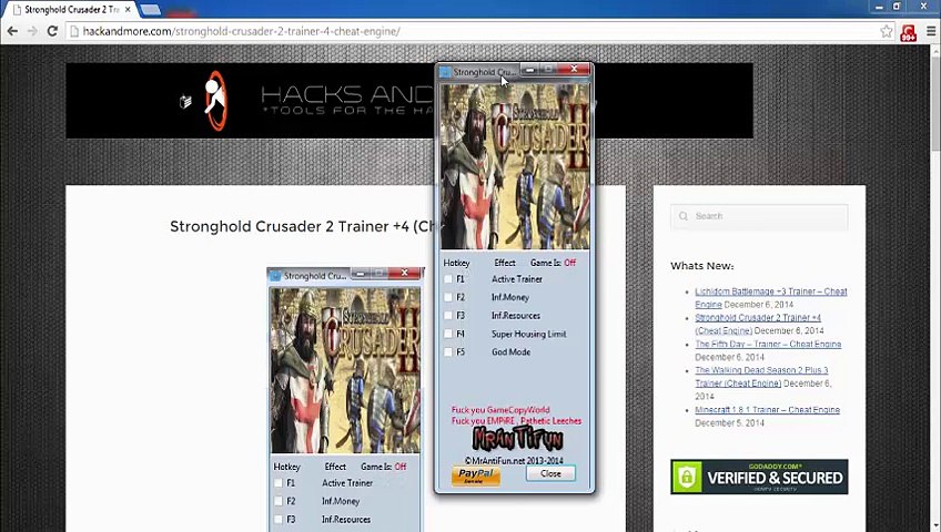 Download Cheat Engine Stronghold Crusader
