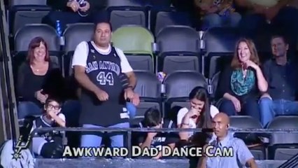 San Antonio Spurs' 'Awkward Dad Dance Cam' Is Awesome