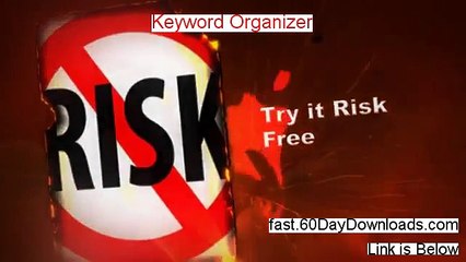 Keyword Organizer review and access link