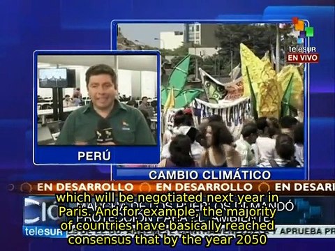 Peru: activists want binding global agreement to combat climate change