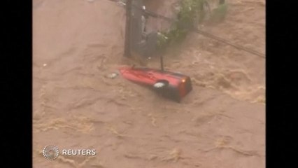 Heavy rain brings flooding to Sao Paulo