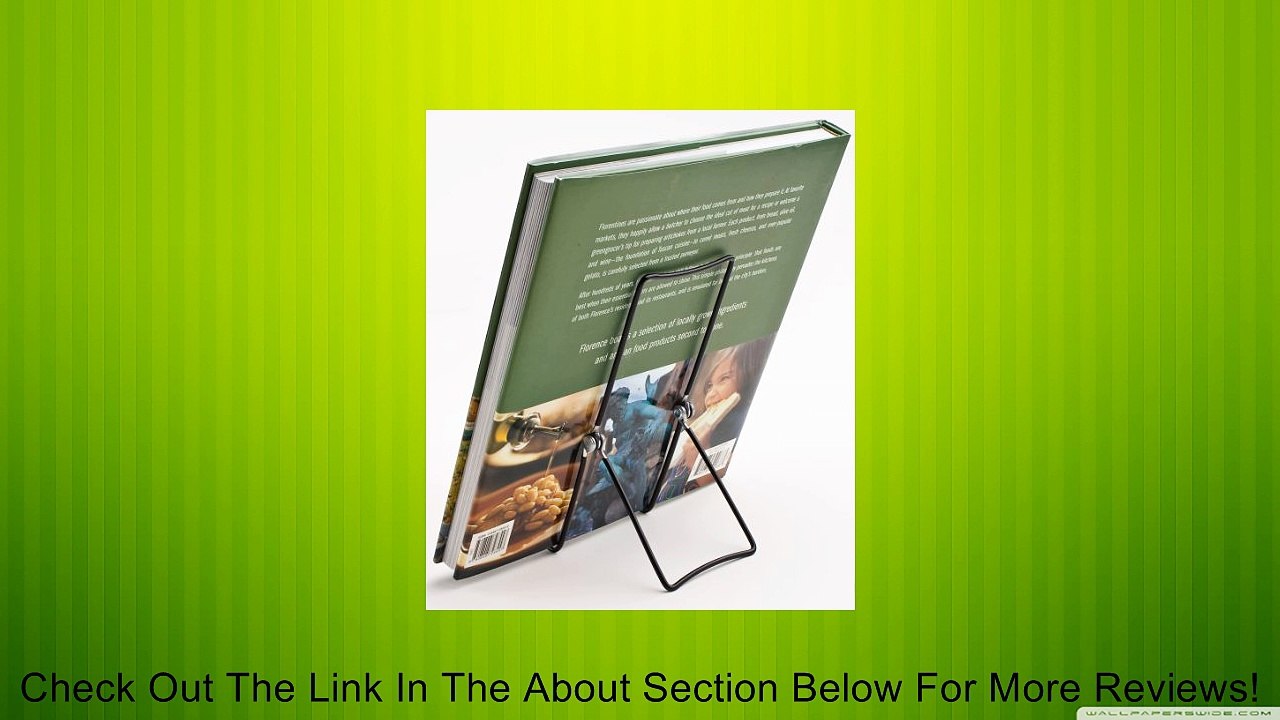 Set of 12, Black Vinyl Coated Steel Wire Easel, For Tabletop Use, 3-3/4 x 7-1/2-Inch, Wire Stands for Books, Plates or DVDs Review