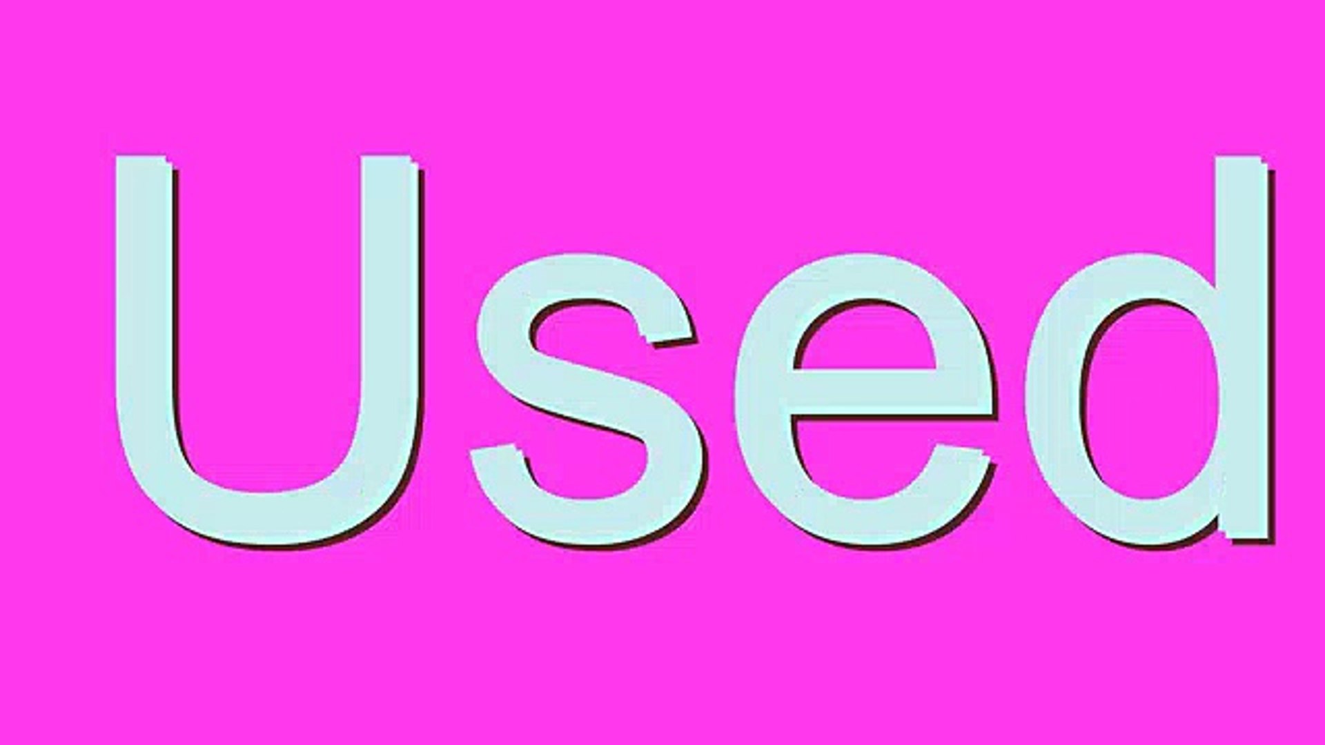 ⁣How to Pronounce Used