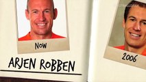 Famous Football Stars   Then and Now
