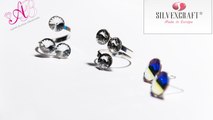 DIY Tutorial | Come assemblare un anello in argento 925 e cristalli swarovski - Silvexcraft