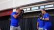 Junior Dos Santos works out for fans in Phoenix